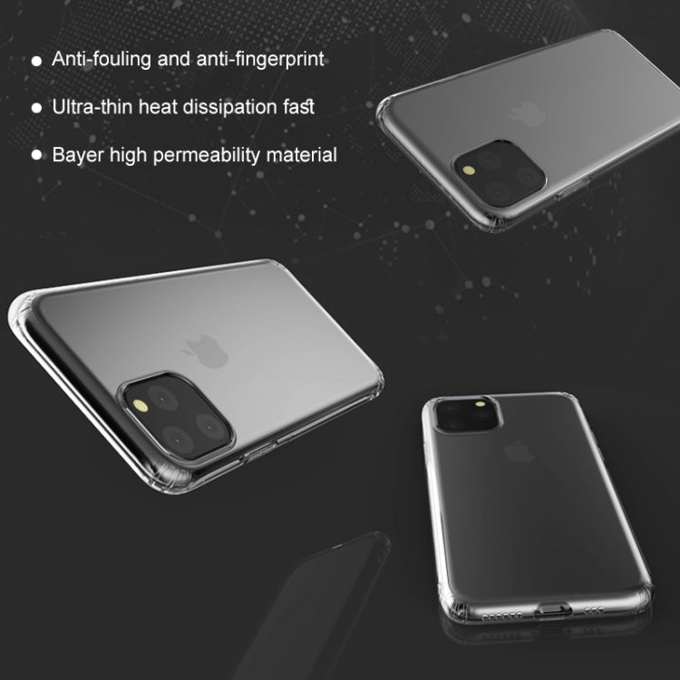 For iPhone 11 Pro Max WK Shockproof Ultra-thin TPU Protective Case (Transparent Black) - iPhone 11 Pro Max Cases by WK | Online Shopping UK | buy2fix