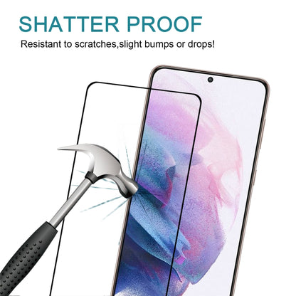For Samsung Galaxy S21+ 5G Full Glue 9H HD 3D Curved Edge Tempered Glass Film(Black) - Galaxy S21+ 5G Tempered Glass by buy2fix | Online Shopping UK | buy2fix
