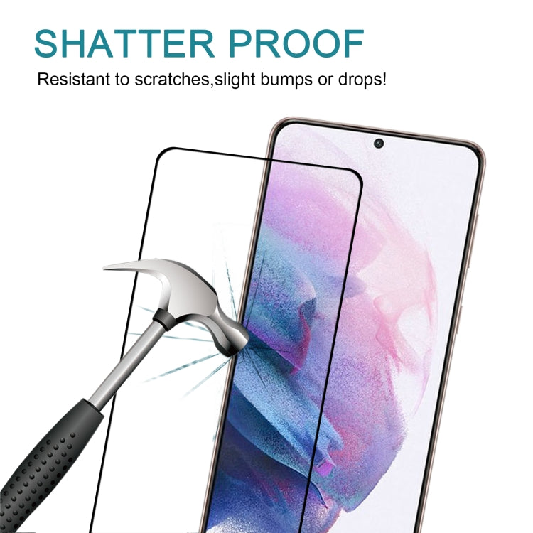 For Samsung Galaxy S21+ 5G 25pcs Full Glue 9H HD 3D Curved Edge Tempered Glass Film(Black) - Galaxy S21+ 5G Tempered Glass by buy2fix | Online Shopping UK | buy2fix