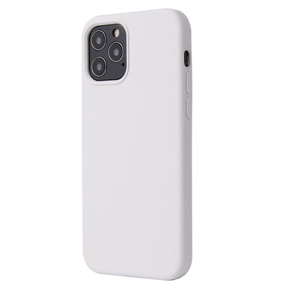 For iPhone 13 mini Solid Color Liquid Silicone Shockproof Protective Case (White) - iPhone 13 mini Cases by buy2fix | Online Shopping UK | buy2fix