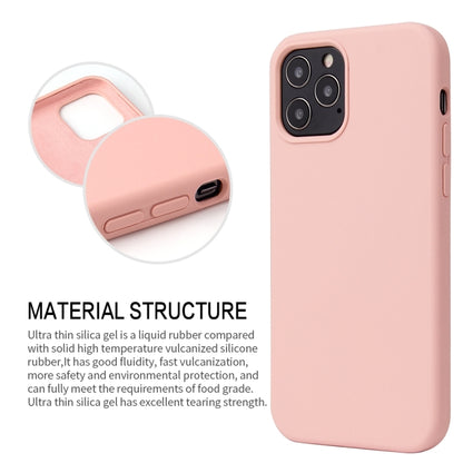 For iPhone 13 Solid Color Liquid Silicone Shockproof Protective Case(Sand Pink) - iPhone 13 Cases by buy2fix | Online Shopping UK | buy2fix