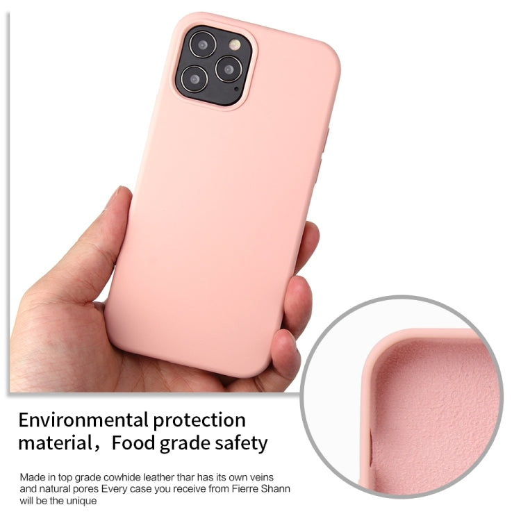 For iPhone 13 Solid Color Liquid Silicone Shockproof Protective Case(Sand Pink) - iPhone 13 Cases by buy2fix | Online Shopping UK | buy2fix