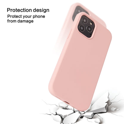 For iPhone 13 Solid Color Liquid Silicone Shockproof Protective Case(Diamond Blue) - iPhone 13 Cases by buy2fix | Online Shopping UK | buy2fix