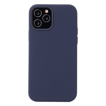 For iPhone 13 Pro Max Solid Color Liquid Silicone Shockproof Protective Case (Midnight Blue) - iPhone 13 Pro Max Cases by buy2fix | Online Shopping UK | buy2fix