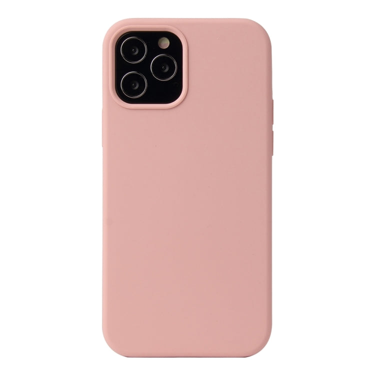 For iPhone 13 Pro Max Solid Color Liquid Silicone Shockproof Protective Case (Sakura Pink) - iPhone 13 Pro Max Cases by buy2fix | Online Shopping UK | buy2fix