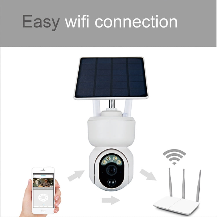 T24 1080P IP65 Waterproof Solar Smart PTZ Camera, Support Full-color Night Vision & Two-way Voice Intercom & AI Humanoid Detection Alarm, 4G European Version - Security by buy2fix | Online Shopping UK | buy2fix