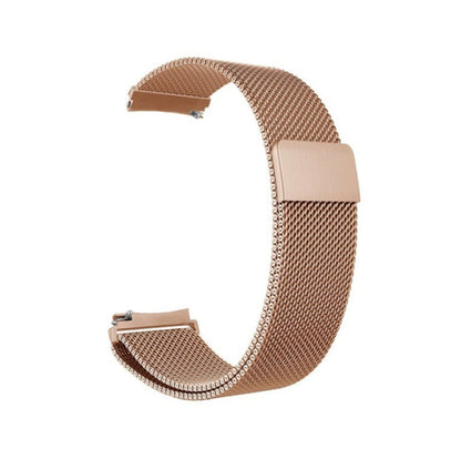 For Samsung Galaxy Watch4 40mm Milanese Watch Band(Rose Gold) - Smart Wear by buy2fix | Online Shopping UK | buy2fix