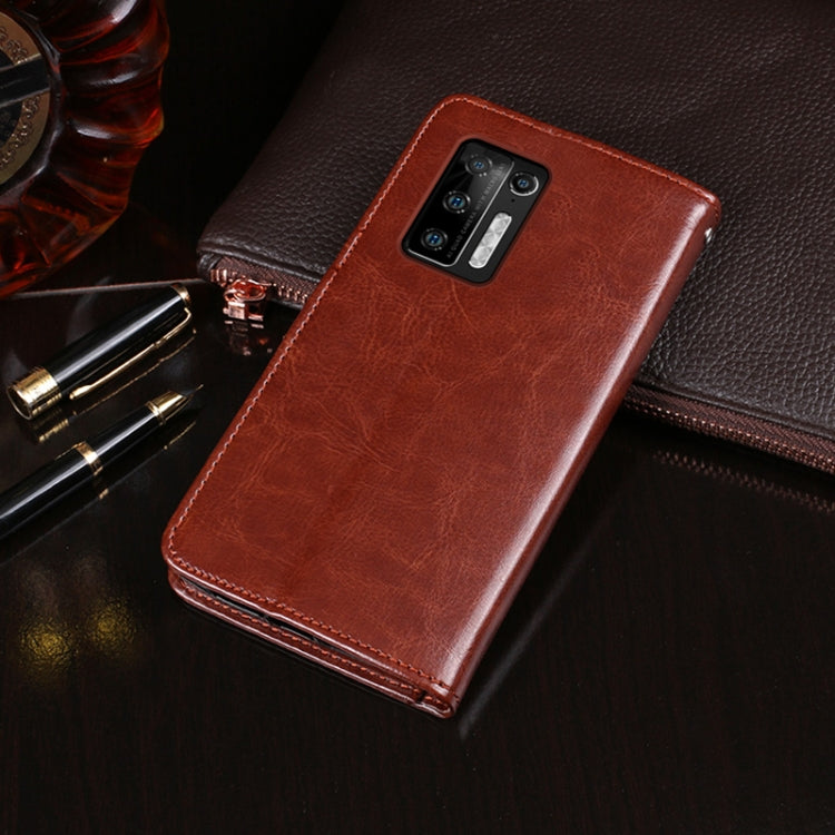 idewei Crazy Horse Texture Horizontal Flip Leather Case with Holder & Card Slots & Wallet For Doogee S97 Pro(Rose Red) - More Brand by idewei | Online Shopping UK | buy2fix