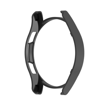 For Samsung Galaxy Watch4 44mm Half Coverage Hollowed PC Protective Case(Black) - Smart Wear by buy2fix | Online Shopping UK | buy2fix