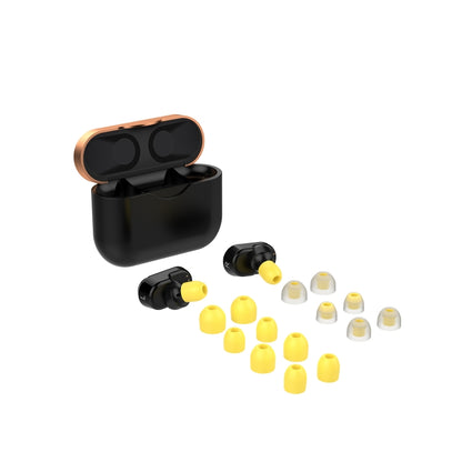 For Sony WF-1000XM4 / WF-1000XM3 Universal Earplug Sleeve Ear Cap Earmuffs(Yellow) - Apple Accessories by buy2fix | Online Shopping UK | buy2fix