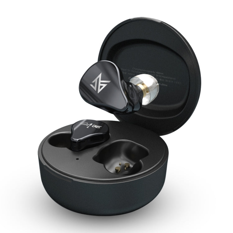 KZ SA08 Wireless Four-unit 5BA Balance Armature Bluetooth In-ear TWS Earphone(Black) - TWS Earphone by KZ | Online Shopping UK | buy2fix