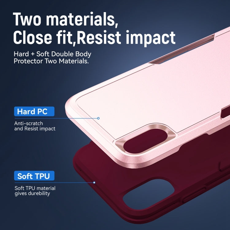 For iPhone XR Pioneer Armor Heavy Duty Shockproof Phone Case(Pink) - Apple Accessories by buy2fix | Online Shopping UK | buy2fix