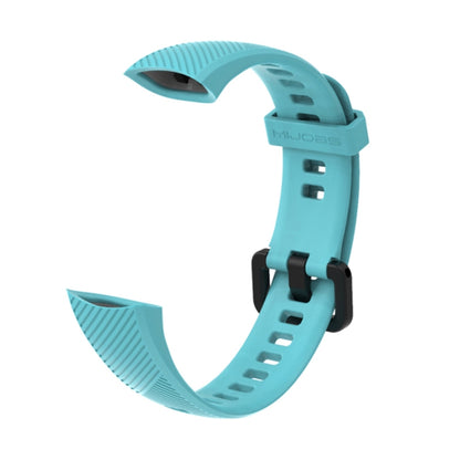 For Honor Band 4 / 5 MIJOBS Breathable Silicone Watch Band(Sky Blue) - Watch Bands by MIJOBS | Online Shopping UK | buy2fix