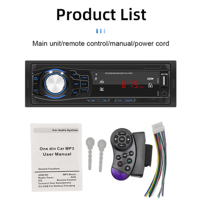 1428 Universal Car Radio Receiver MP3 Player, Support FM with Remote Control - In Car by buy2fix | Online Shopping UK | buy2fix