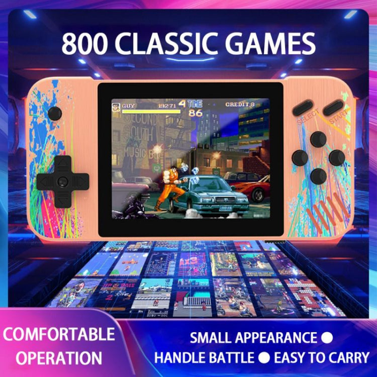 G3 Macaron 3.5 inch Screen Handheld Game Console Built-in 800 Games(Green) - Pocket Console by buy2fix | Online Shopping UK | buy2fix
