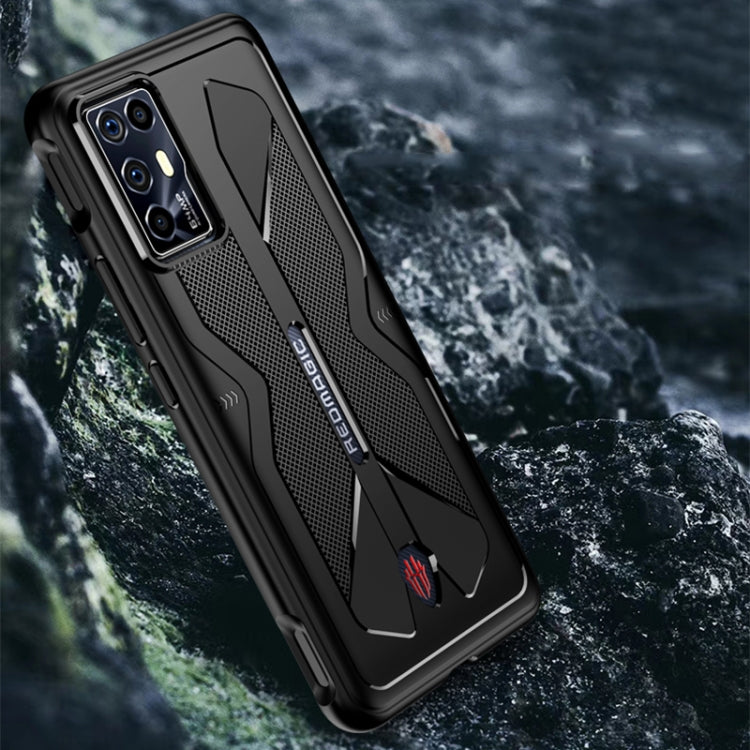 For ZTE nubia Red Magic 6R TPU Cooling Gaming Phone All-inclusive Shockproof Case(Black) - Mobile Accessories by buy2fix | Online Shopping UK | buy2fix