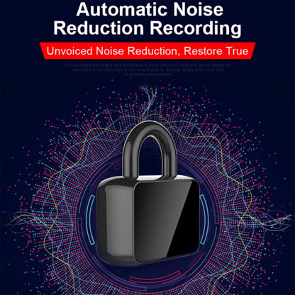 Q11 Intelligent HD Noise Reduction Lock Voice Recorder, Capacity:16GB(Black) - Security by buy2fix | Online Shopping UK | buy2fix