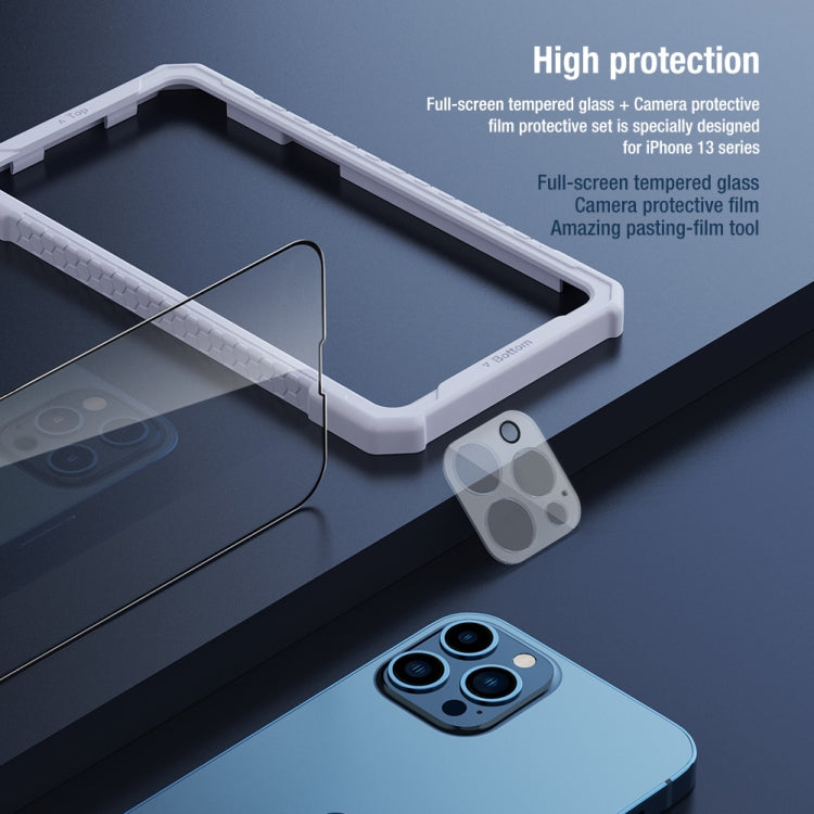 For iPhone 13 Pro Max NILLKIN 2 in 1 HD Full Screen Tempered Glass Film + Camera Protector Set - iPhone 13 Pro Max Tempered Glass by NILLKIN | Online Shopping UK | buy2fix