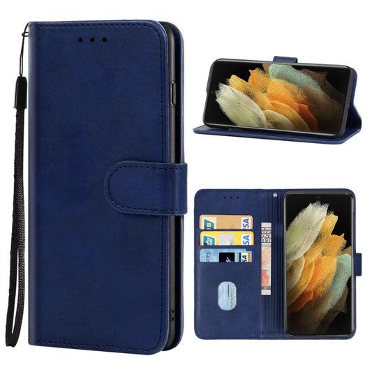 Leather Phone Case For Samsung Galaxy S21 5G(Blue) - Galaxy S21 5G Cases by buy2fix | Online Shopping UK | buy2fix