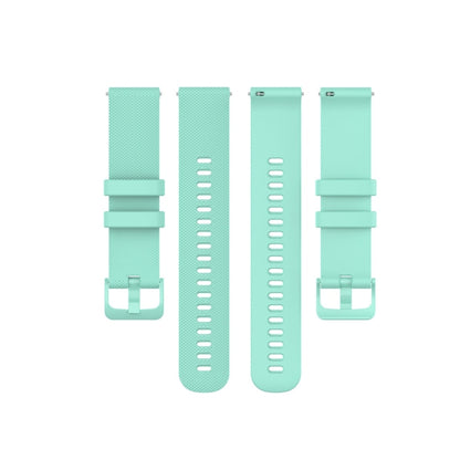 For Garmin Silicone Smart Watch Watch Band, Size:18mm Universal(Mint Green) - Watch Bands by buy2fix | Online Shopping UK | buy2fix