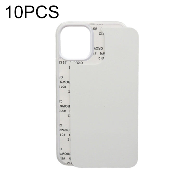 For iPhone 12 / 12 Pro 10 PCS 2D Blank Sublimation Phone Case(Transparent) - iPhone 12 / 12 Pro Cases by buy2fix | Online Shopping UK | buy2fix