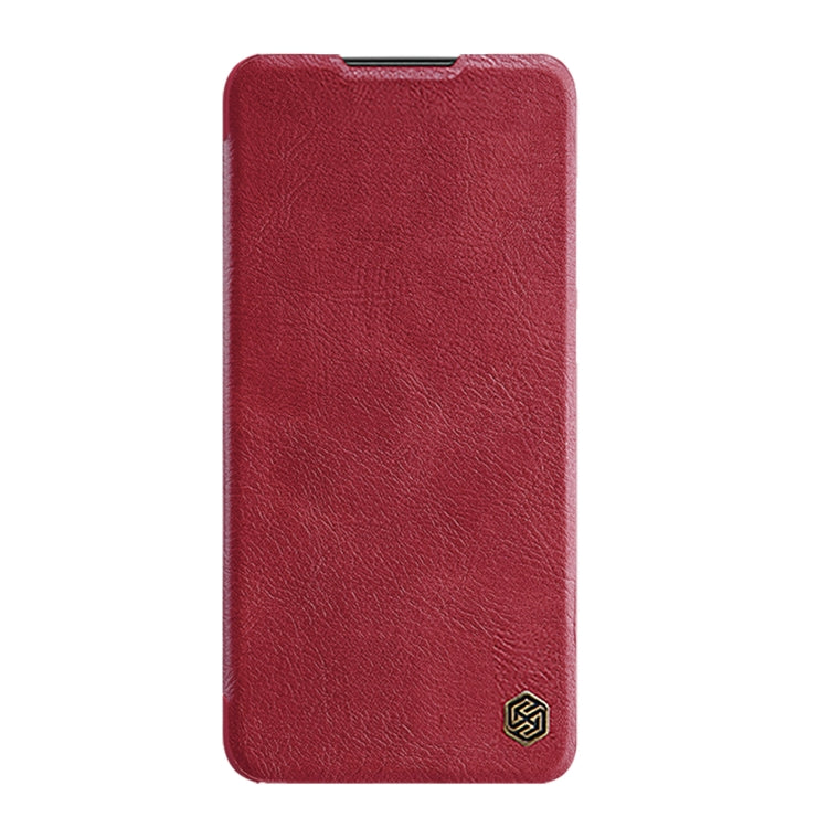 For Xiaomi Redmi Note 11 5G / 11T 5G / Poco M4 Pro 5G / 11S 5G NILLKIN QIN Series Crazy Horse Texture Leather Phone Case(Red) - Xiaomi Cases by NILLKIN | Online Shopping UK | buy2fix