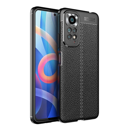 For Xiaomi Redmi Note 11 Global / Note 11S Litchi Texture Shockproof Phone TPU Case(Black) - Redmi Note 11 Case by buy2fix | Online Shopping UK | buy2fix