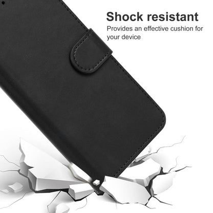 For Motorola Moto E32s Leather Phone Case(Black) - Motorola Cases by buy2fix | Online Shopping UK | buy2fix