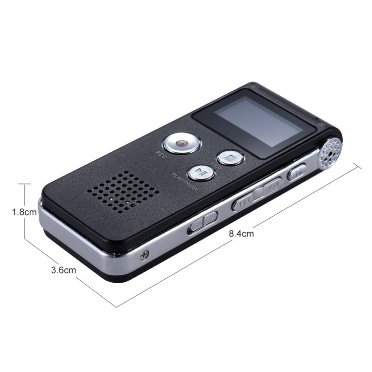 SK-012 16GB USB Dictaphone Digital Audio Voice Recorder with WAV MP3 Player VAR Function(Black) - Other Style by buy2fix | Online Shopping UK | buy2fix