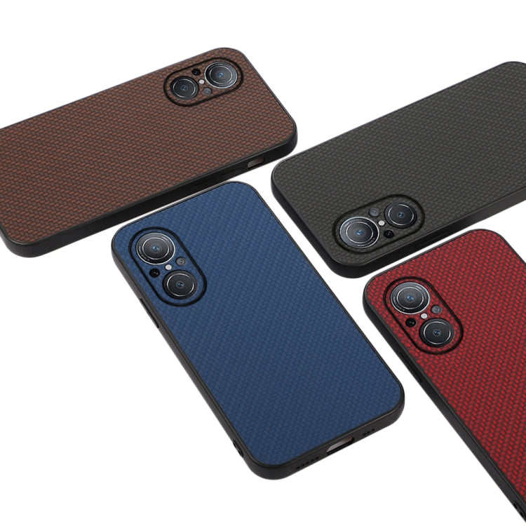 For Huawei nova 9 SE Fine Hole Carbon Fiber Texture Shockproof Phone Case(Black) - Mobile Accessories by buy2fix | Online Shopping UK | buy2fix
