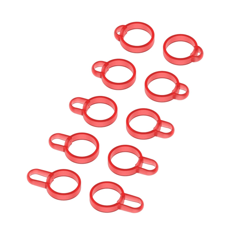 5 Pairs Non-Slip Silicone Earphone Ferrule Set for Sony LinkBuds Ear Cap(Red) - Apple Accessories by buy2fix | Online Shopping UK | buy2fix