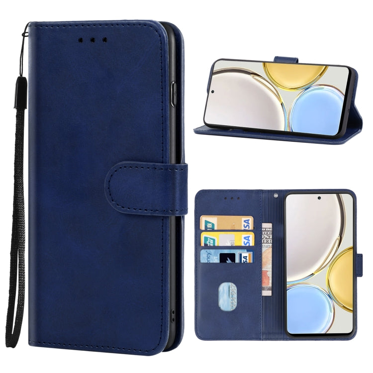 For Honor Magic4 Lite / X9 5G / X30 Leather Phone Case(Blue) - Mobile Accessories by buy2fix | Online Shopping UK | buy2fix