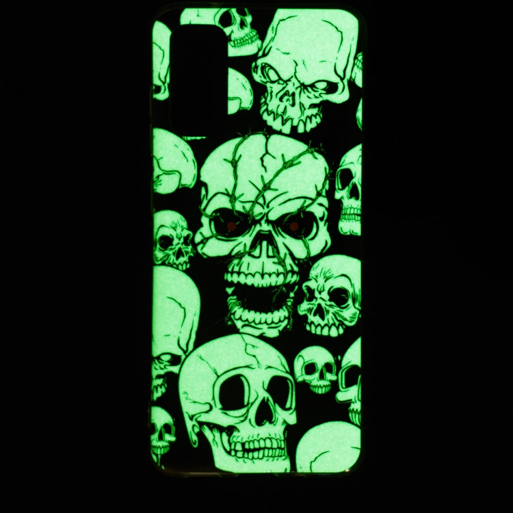 For Samsung Galaxy A13 4G Luminous TPU Protective Phone Case(Skull) - Samsung Accessories by buy2fix | Online Shopping UK | buy2fix