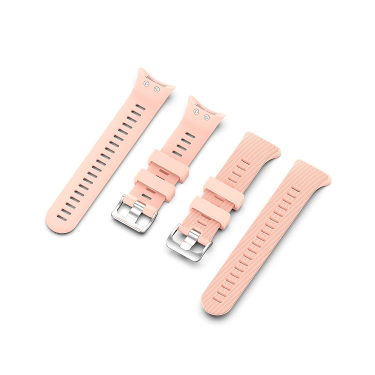 For Garmin Forerunner 45 & 45S Silicone Watch Band(Pink) - Smart Wear by buy2fix | Online Shopping UK | buy2fix