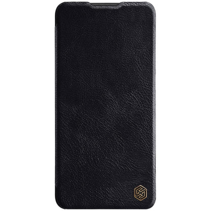 For Xiaomi Redmi K50 / K50 Pro NILLKIN QIN Series Pro Sliding Camera Cover Leather Phone Case(Black) - Xiaomi Cases by NILLKIN | Online Shopping UK | buy2fix