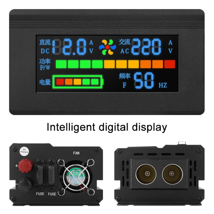 8896 1200W Car Smart Multi-functional Digital Display Inverter, Specification:24V - In Car by buy2fix | Online Shopping UK | buy2fix