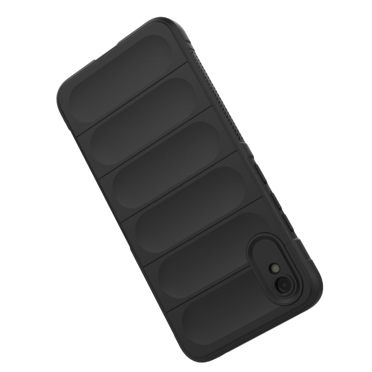 For Xiaomi Redmi 9A Magic Shield TPU + Flannel Phone Case(Dark Blue) - Xiaomi Cases by buy2fix | Online Shopping UK | buy2fix