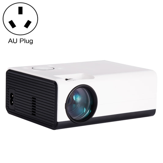 T01 800x480 2200 Lumens Mini LCD Digital Projector, Basic Version, AU Plug(White Black) - Consumer Electronics by buy2fix | Online Shopping UK | buy2fix