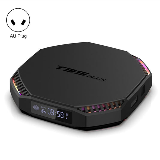 T95 Plus RK3566 Dual Wifi Bluetooth Smart TV Set Top Box, 8GB+128GB(AU Plug) - Consumer Electronics by buy2fix | Online Shopping UK | buy2fix