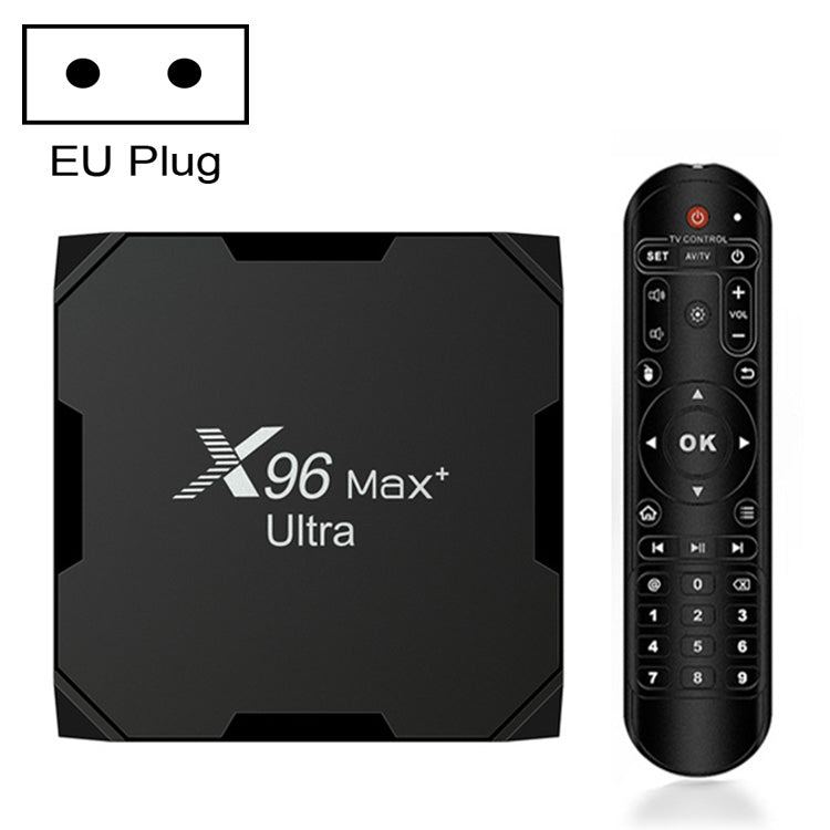 X96 Max+ Ultra 4GB+32GB Amlogic S905X4 8K Smart TV BOX Android 11.0 Media Player, Plug Type:EU Plug - Consumer Electronics by buy2fix | Online Shopping UK | buy2fix