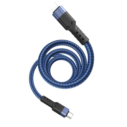 hoco U110 20W USB-C / Type-C to 8 Pin PD Charging Data Cable，Length：1.2m(Blue) - 2 in 1 Cable by hoco | Online Shopping UK | buy2fix