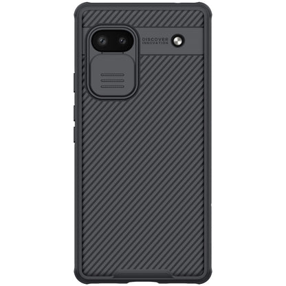 For Google Pixel 6a NILLKIN CamShield Pro Series PC Full Coverage Phone Case(Black) - Google Cases by NILLKIN | Online Shopping UK | buy2fix