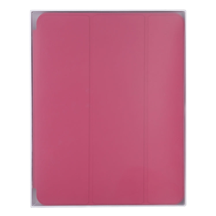 For iPad Pro 11 2022 / 2021 / 2020 3-fold Horizontal Flip Smart Leather Tablet Case with Sleep / Wake-up Function & Holder(Rose Red) - iPad Pro 11 (2022/2021) Cases by buy2fix | Online Shopping UK | buy2fix