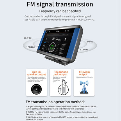 B300C 7 inch Car MP5 Player Carplay Mobile Phone Internet Tablet Monitor - In Car by buy2fix | Online Shopping UK | buy2fix