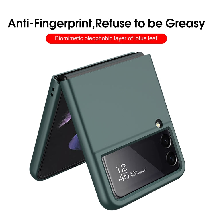 For Samsung Galaxy Z Flip4 GKK Ultra-thin Full Coverage Phone Case(Dark Green) - Galaxy Z Flip4 5G Cases by GKK | Online Shopping UK | buy2fix