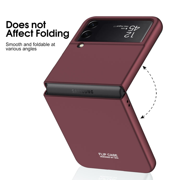 For Samsung Galaxy Z Flip4 GKK Ultra-thin Full Coverage Phone Case(White) - Galaxy Z Flip4 5G Cases by GKK | Online Shopping UK | buy2fix