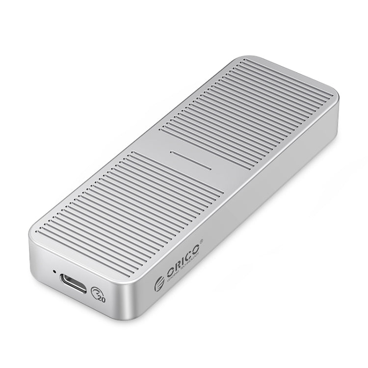 ORICO M223C3-G4-SV USB3.2 20Gbps M.2 NVMe SSD Enclosure(Silver) - HDD Enclosure by ORICO | Online Shopping UK | buy2fix