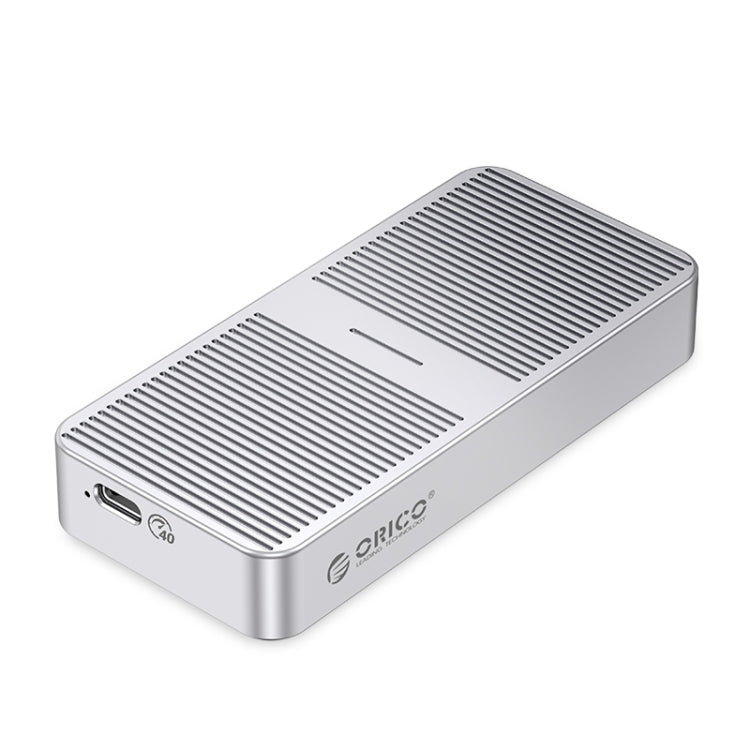 ORICO M224C3-U4-SV M.2 NVME 40Gbps SSD Enclosure(Silver) - HDD Enclosure by ORICO | Online Shopping UK | buy2fix