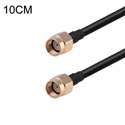 RP-SMA Male to RP-SMA Male RG174 RF Coaxial Adapter Cable, Length: 10cm - Connectors by buy2fix | Online Shopping UK | buy2fix