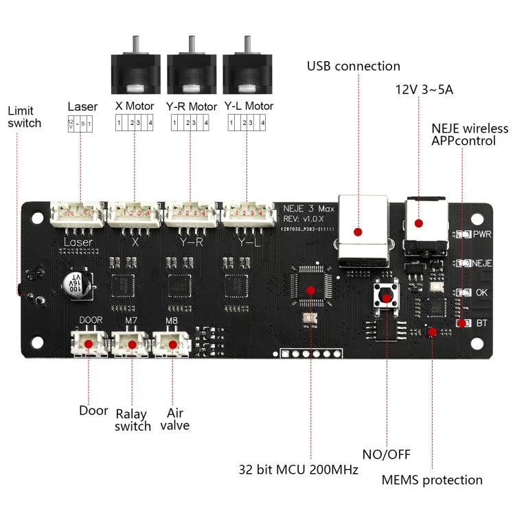 NEJE MASTER 3 MAX Laser Engraver with E30130 Laser Module(EU Plug) - Consumer Electronics by NEJE | Online Shopping UK | buy2fix